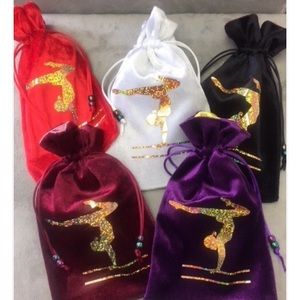 NEW gymnastics GRIP BAG for gymnasts silver